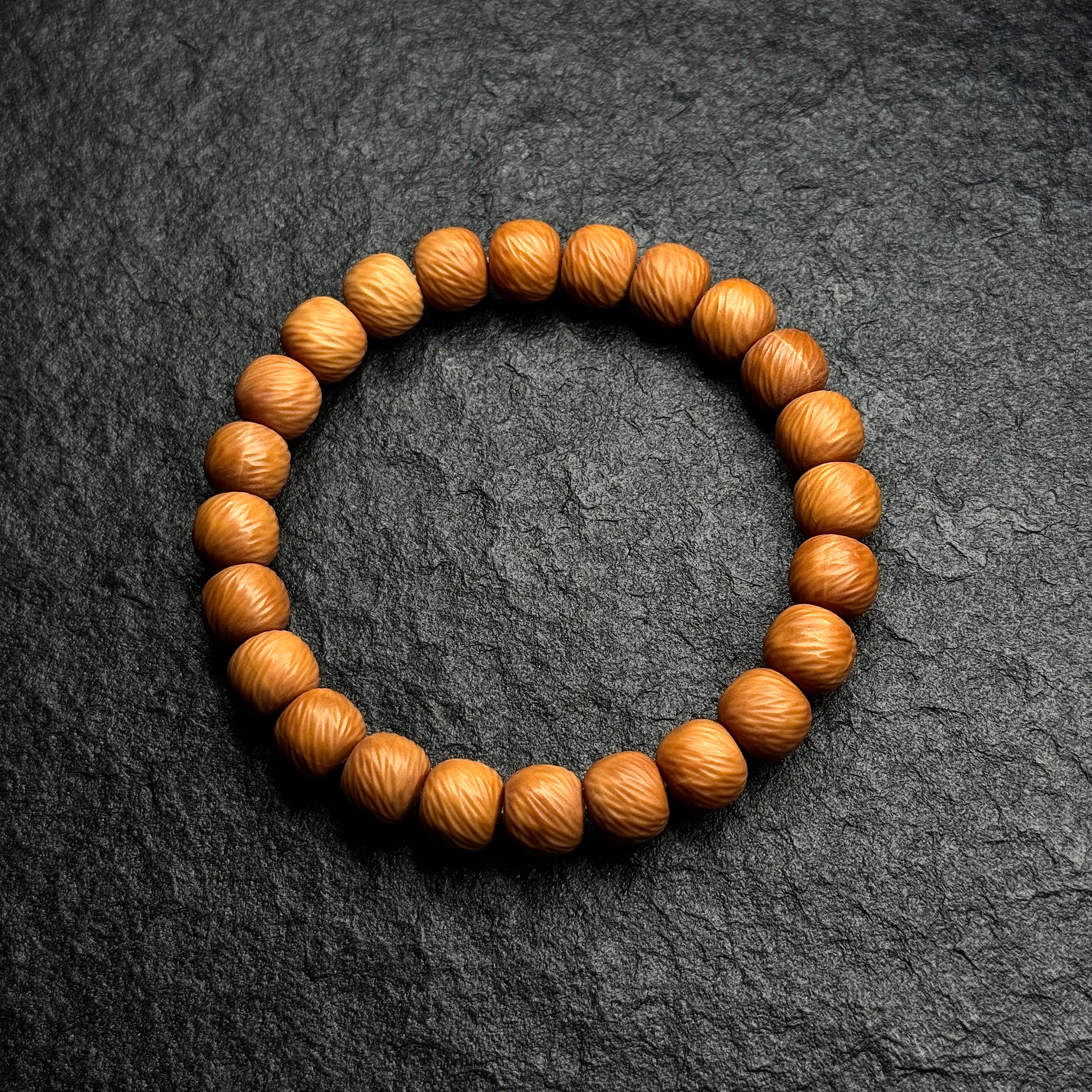 Light Cloud Pattern Monkey Head Walnut Bracelet