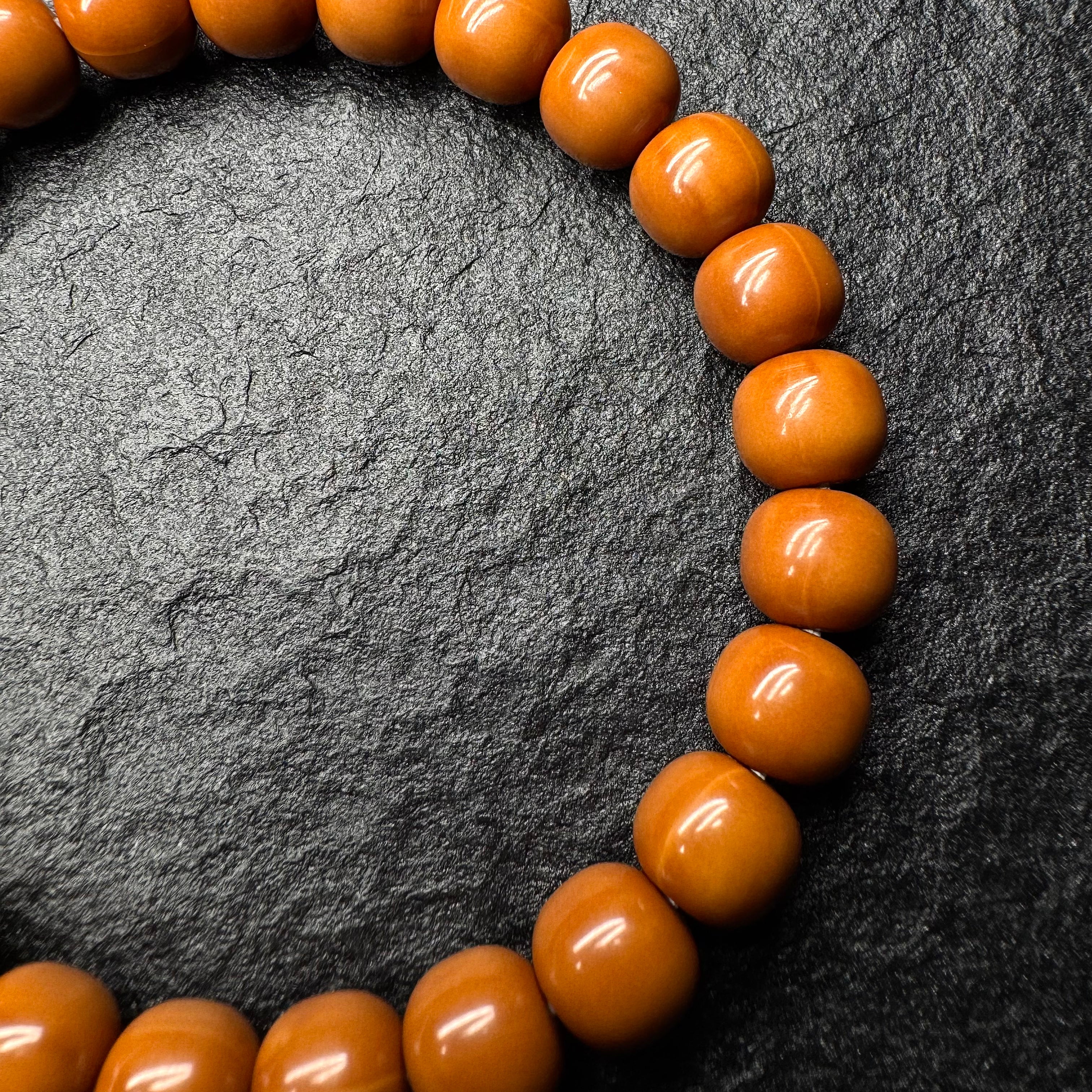 Classic Old-Style Plain Monkey Head Walnut Bracelet