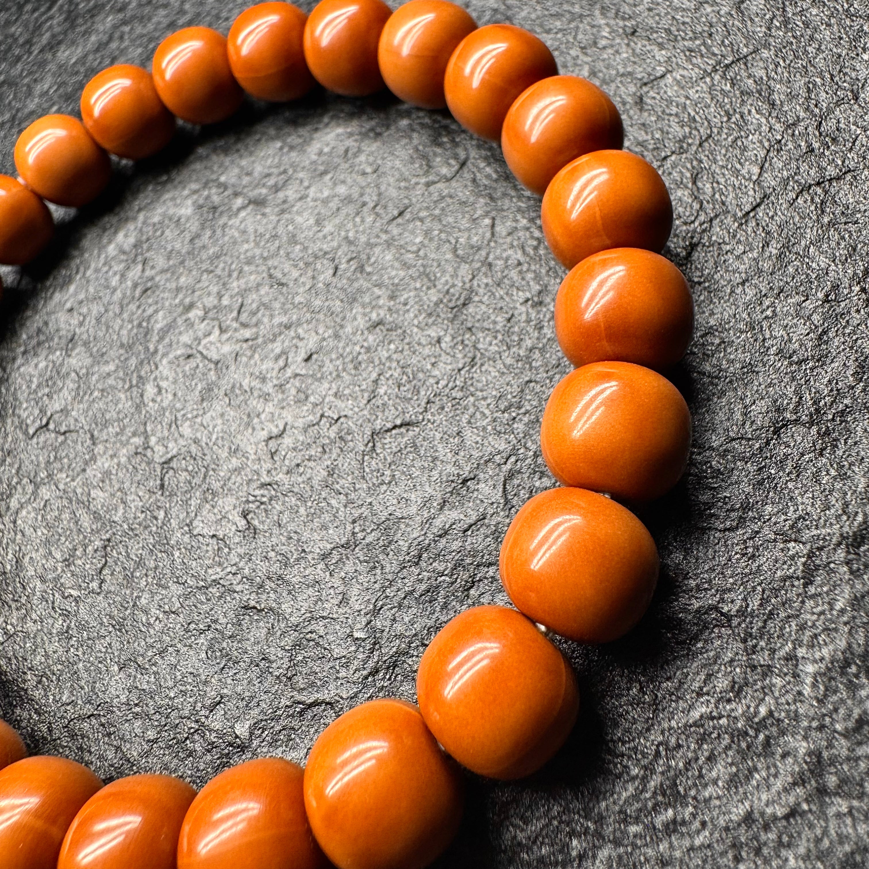 Classic Old-Style Plain Monkey Head Walnut Bracelet