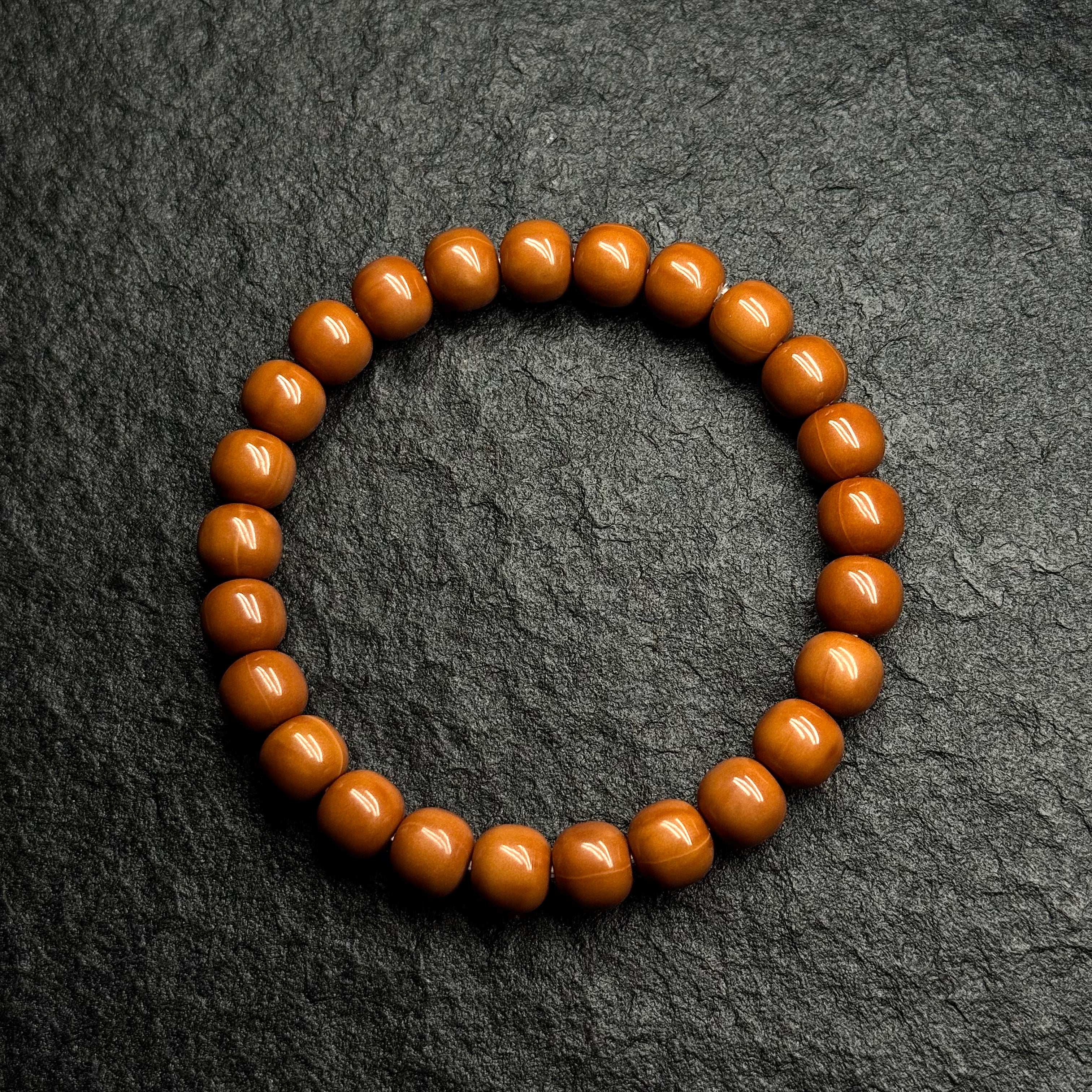 Classic Old-Style Plain Monkey Head Walnut Bracelet